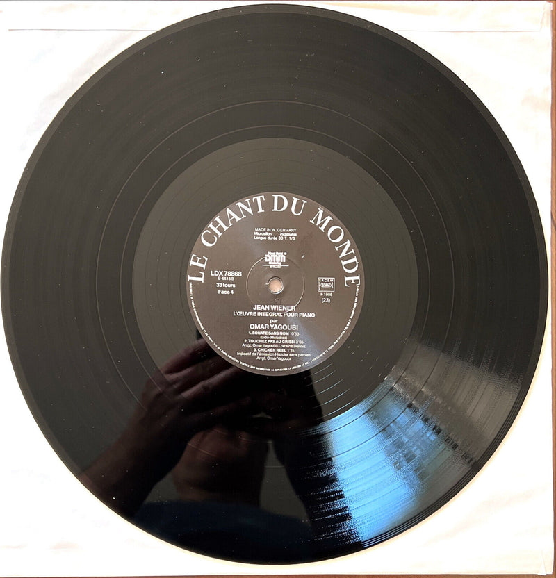 Jean Wiener, Omar Yagoubi 2xLP L'Œuvre Integrale Pour Piano
