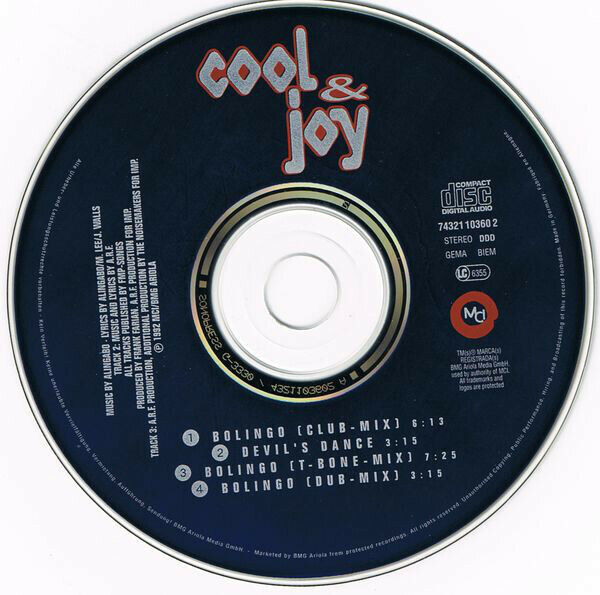 Cool & Joy ‎Maxi CD Bolingo (Love, Love, Love) - Europe (EX+/EX+)