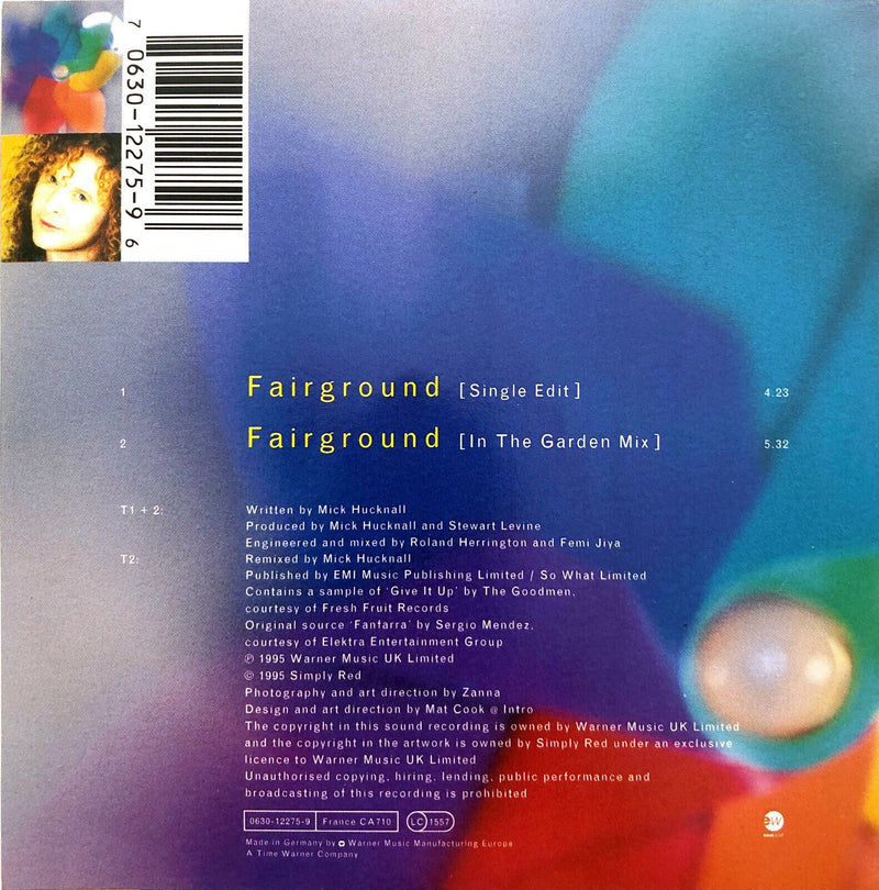 Simply Red CD Single Fairground - Europe (EX+/EX+)