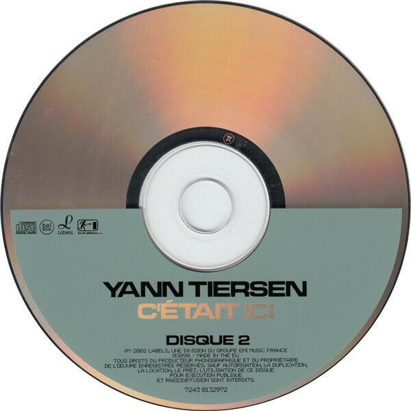 Yann Tiersen ‎2xCD C'était Ici - Europe (VG+/VG)