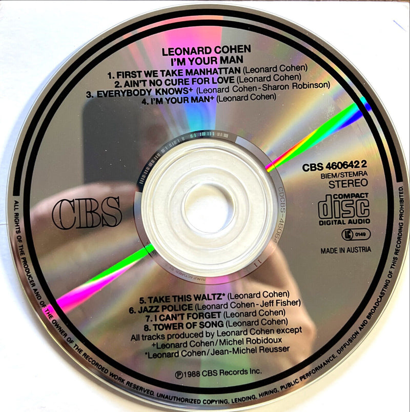 Leonard Cohen CD I'm Your Man