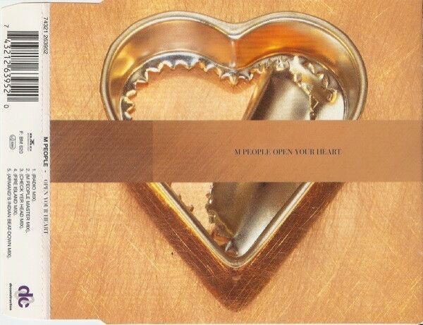 M People ‎Maxi CD Open Your Heart - Europe (M/EX)