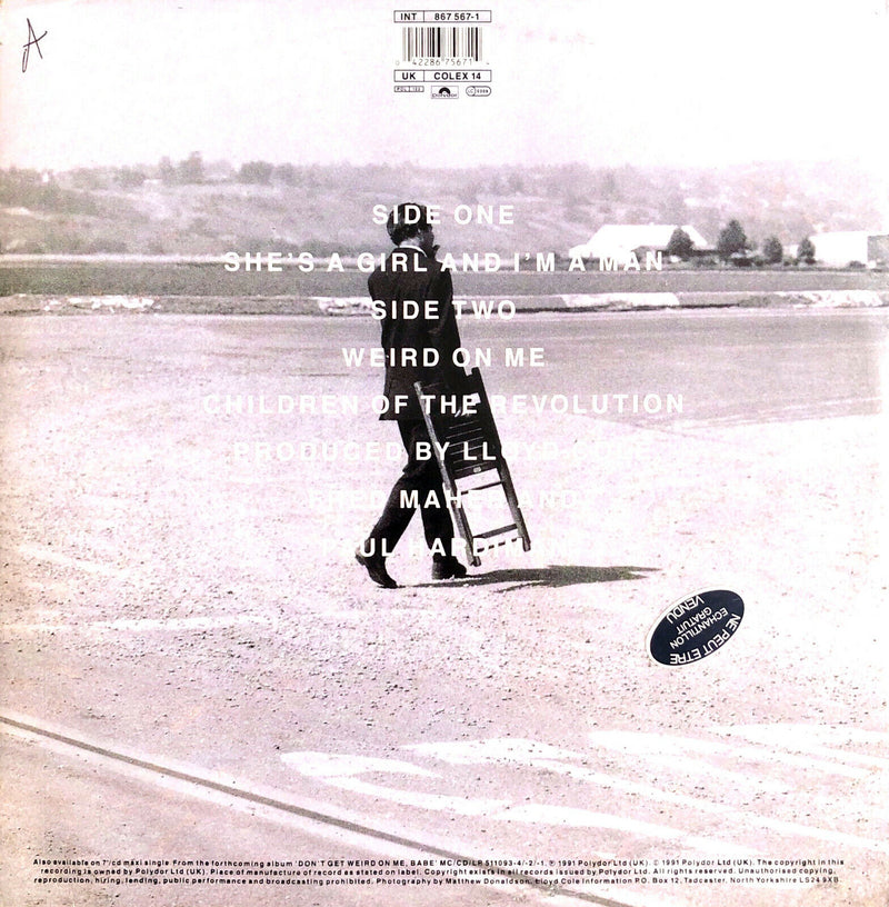 Lloyd Cole ‎12" She's A Girl And I'm A Man - UK (VG/EX)