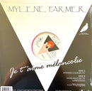 Mylène Farmer ‎12" Je T'Aime Mélancolie - Tirage Limité Vinyle Rose - France