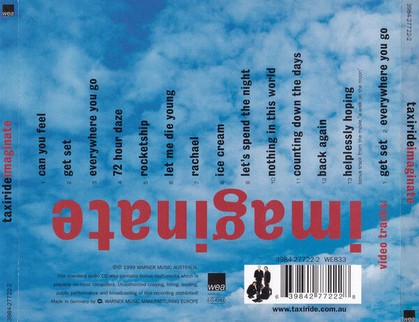 Taxiride CD Imaginate - Europe (EX/EX)