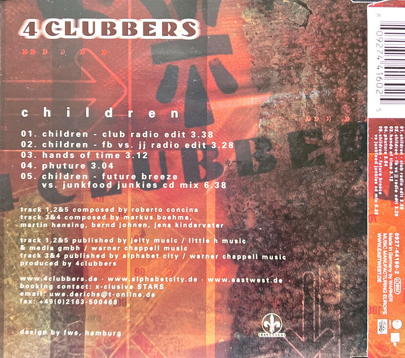 4 Clubbers Maxi CD Children