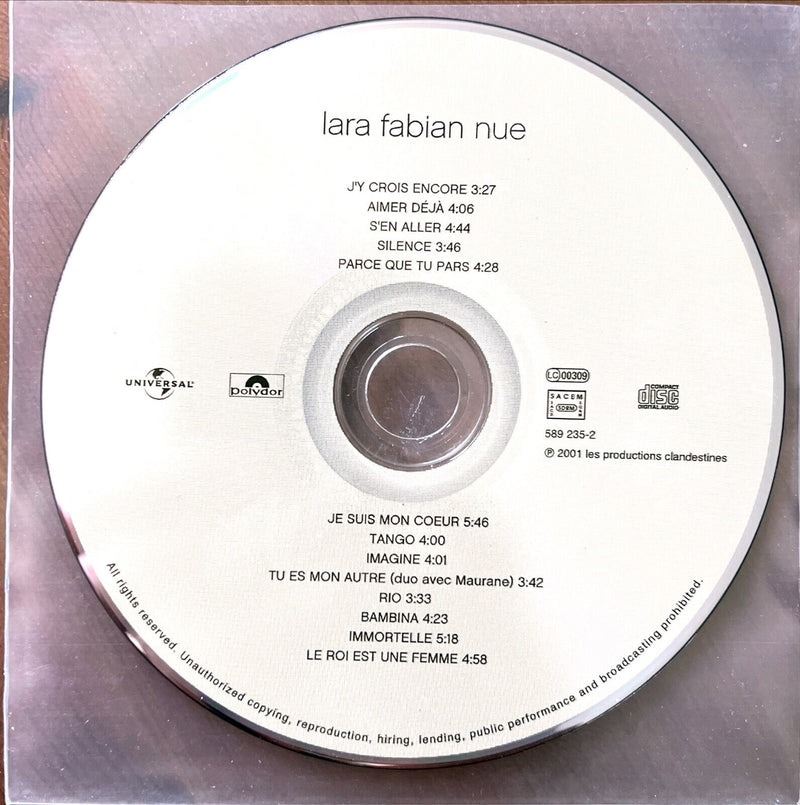 Lara Fabian CD Nue