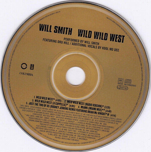 Will Smith ‎Maxi CD Wild Wild West - Europe (M/EX)