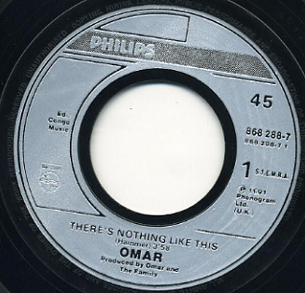 Omar ‎7" There's Nothing Like This - France (VG+/VG+)