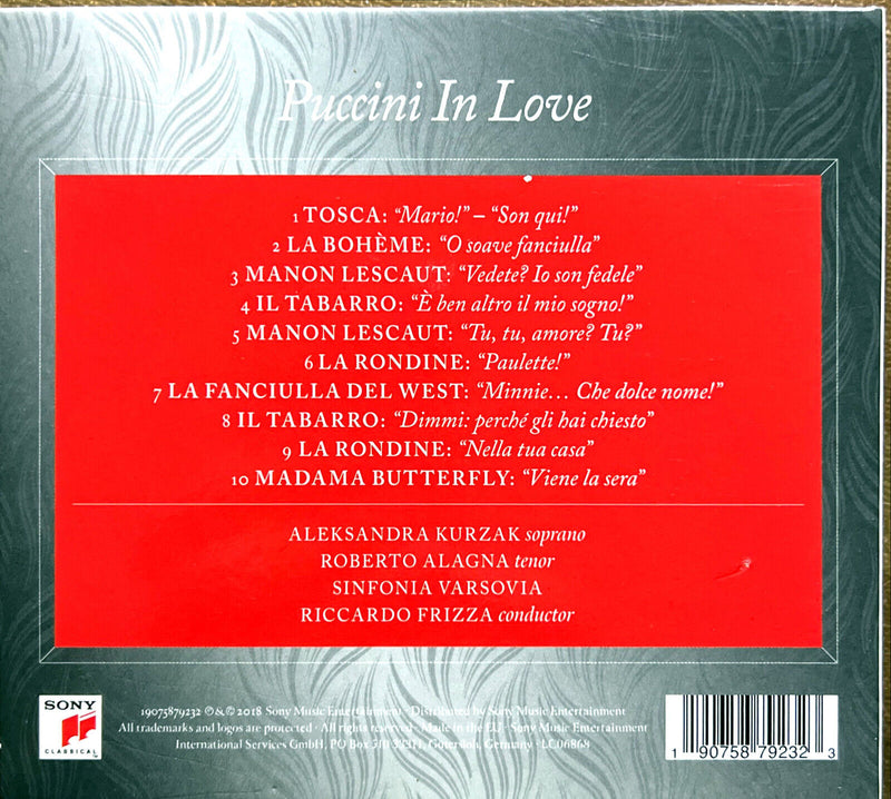 Roberto Alagna, Aleksandra Kurzak CD Puccini In Love