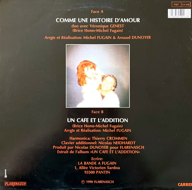 Michel Fugain & Veronique Genest 12" Comme Une Histoire D'Amour - France