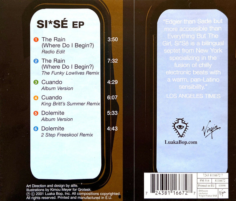 Si*Sé ‎Maxi CD Si*Sé EP - USA (EX+/EX)