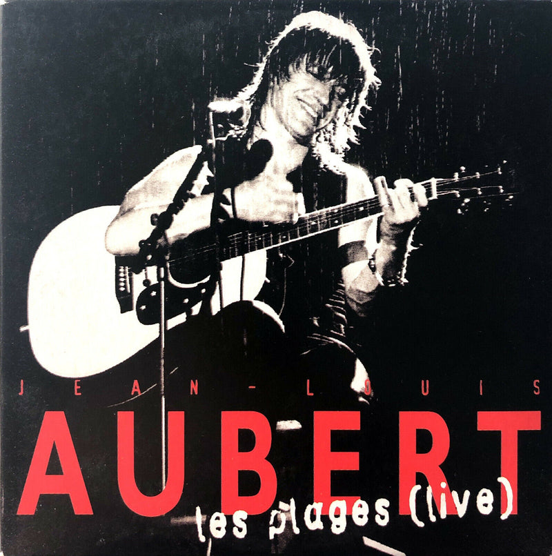 Jean-Louis Aubert ‎CD Single Les Plages (live) - Promo - France (VG+/EX)