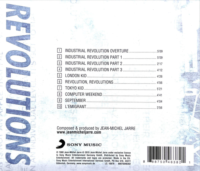 Jean-Michel Jarre CD Revolutions