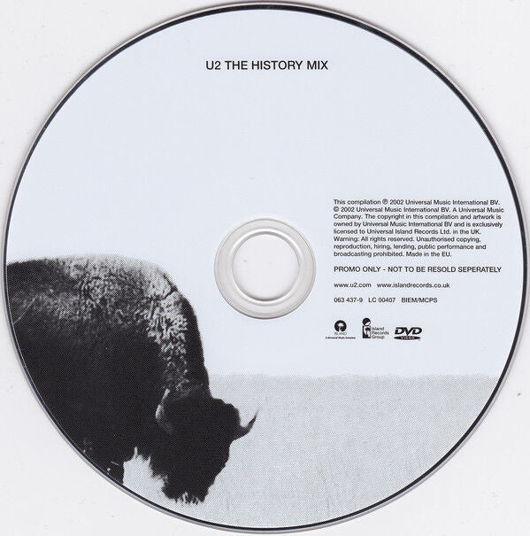 U2 ‎DVD Single The Best Of 1990-2000 - Promo - Europe (EX/EX+)