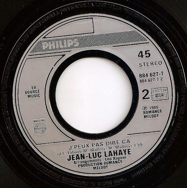 Jean-Luc Lahaye ‎7" Lettre A La Vieille - France (VG+/EX)