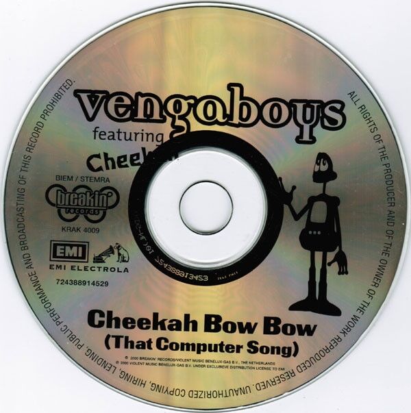 Vengaboys Maxi CD Cheekah Bow Bow (That Computer Song) - Holland (M/EX+)