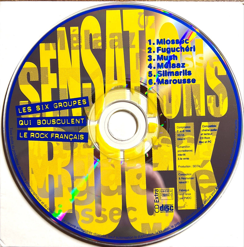 Compilation CD Sensations Rock - Promo
