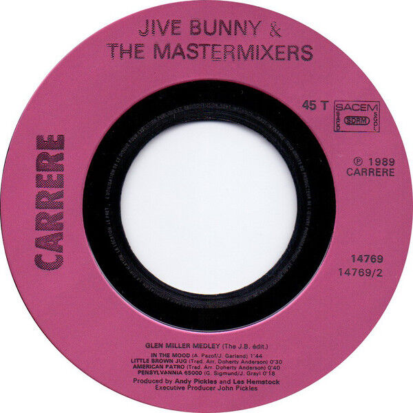 Jive Bunny And The Mastermixers ‎7" Swing The Mood - France (EX+/EX)