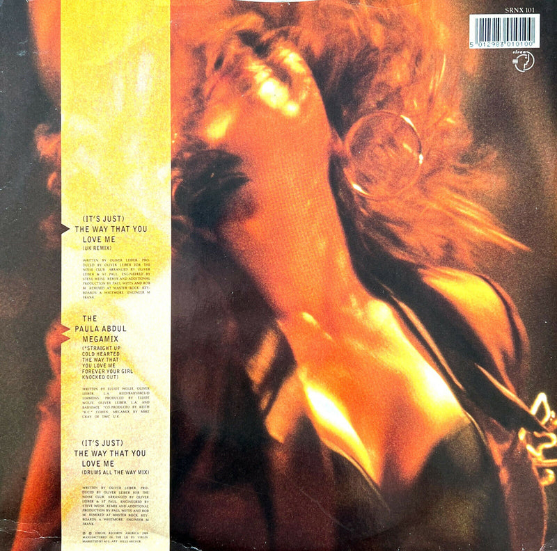 Paula Abdul (It's Just) 12" The Way That You Love Me