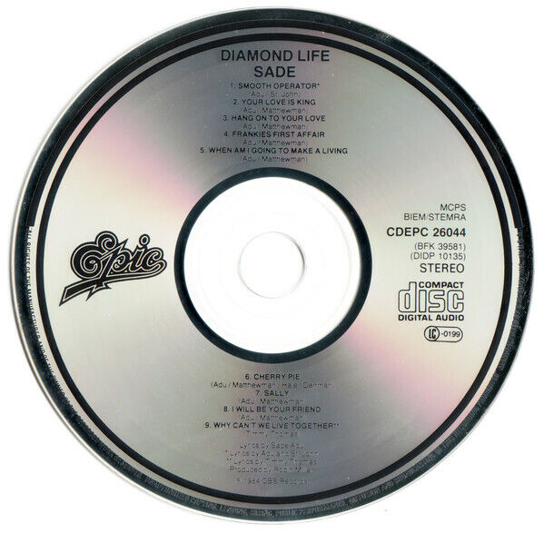 Sade CD Diamond Life