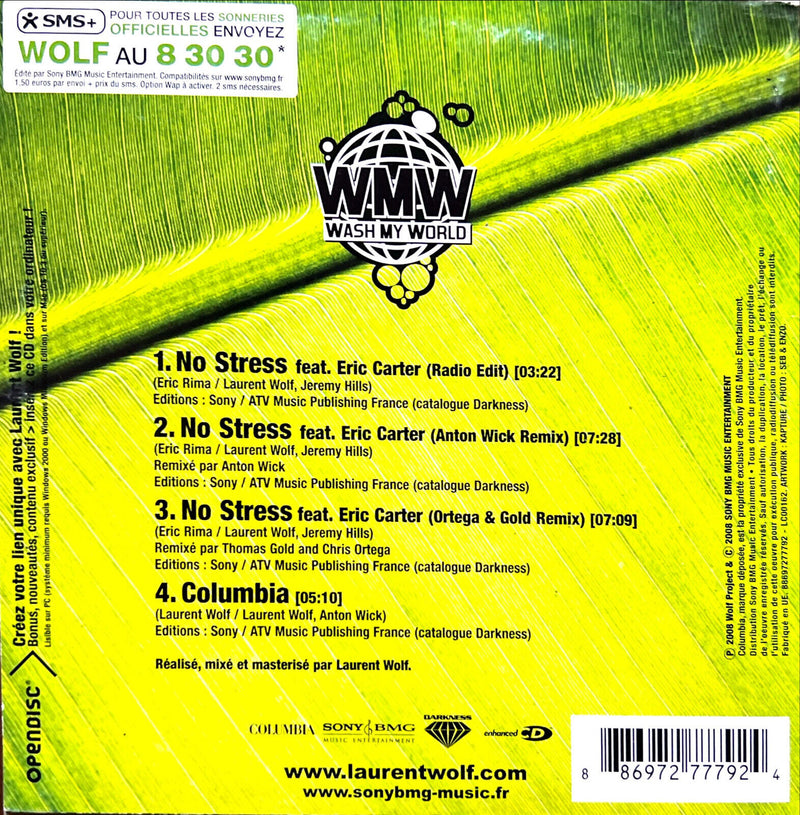 Laurent Wolf CD Single No Stress