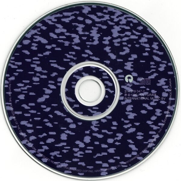 U2 CD Zooropa - Canada