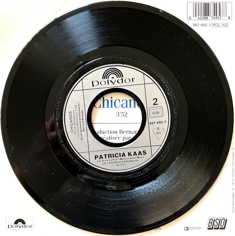 Patricia Kaas 7" D'Allemagne - France