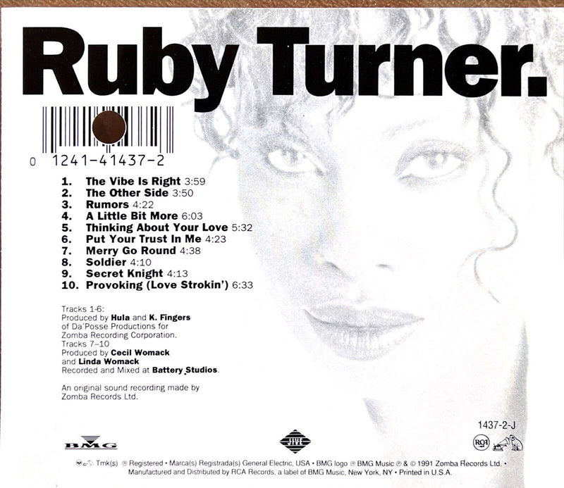 Ruby Turner CD The Other Side