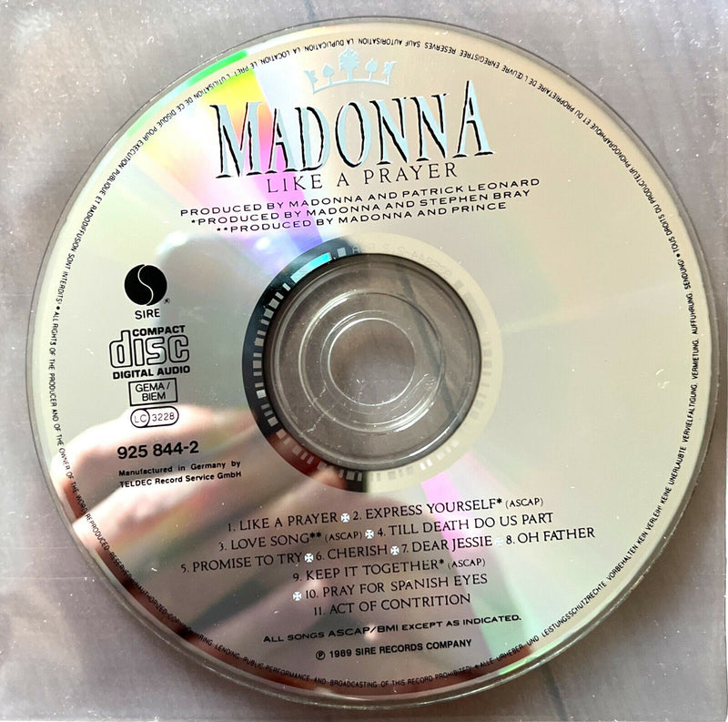 Madonna CD Like A Prayer