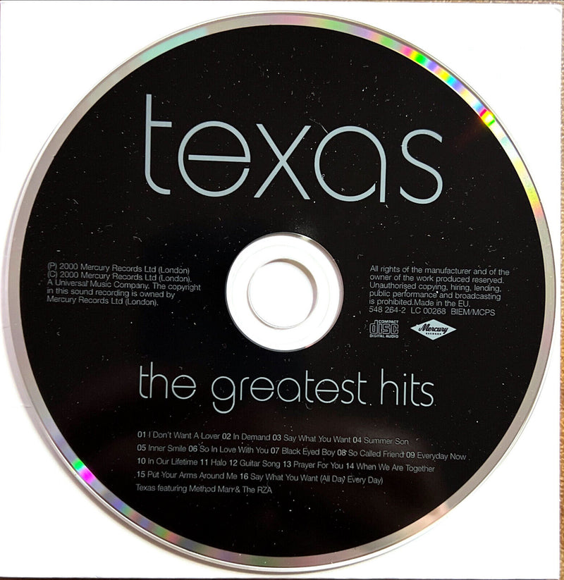 Texas CD The Greatest Hits