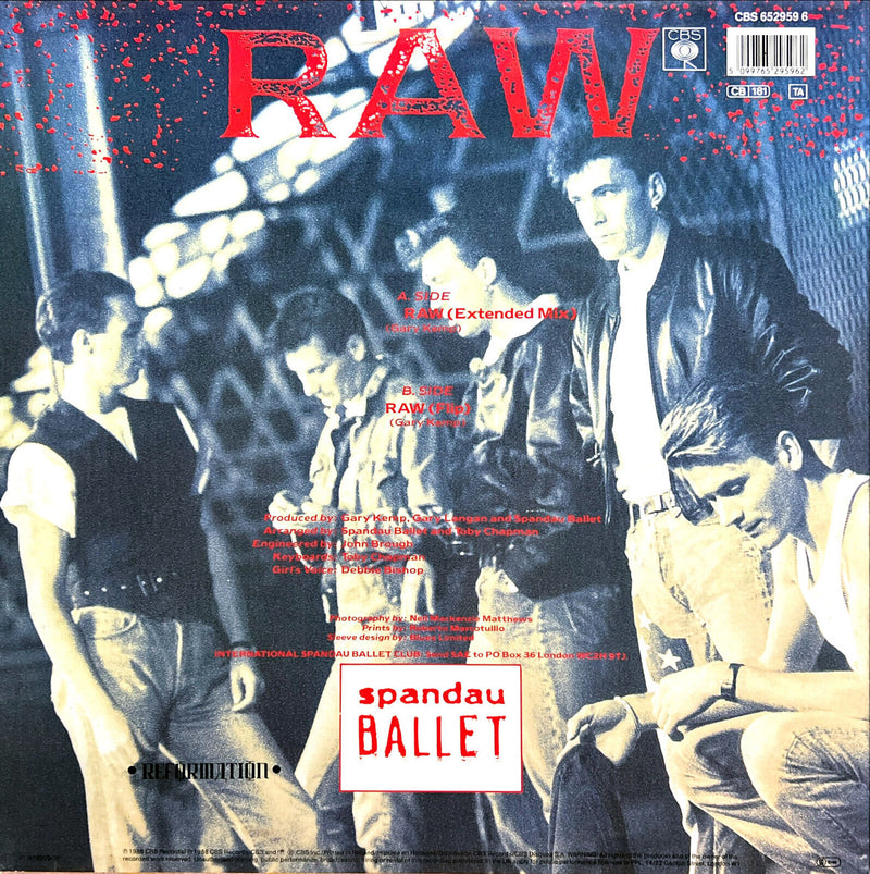 Spandau Ballet 12" Raw