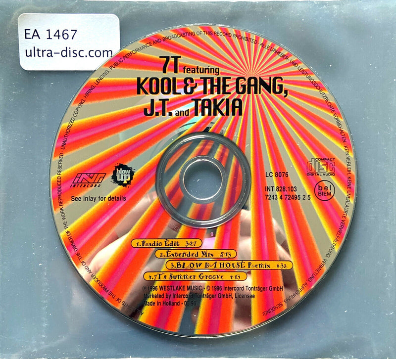 7T Featuring Kool & The Gang, J.T. And Takia ‎Maxi CD Ladies Night (M/VG)