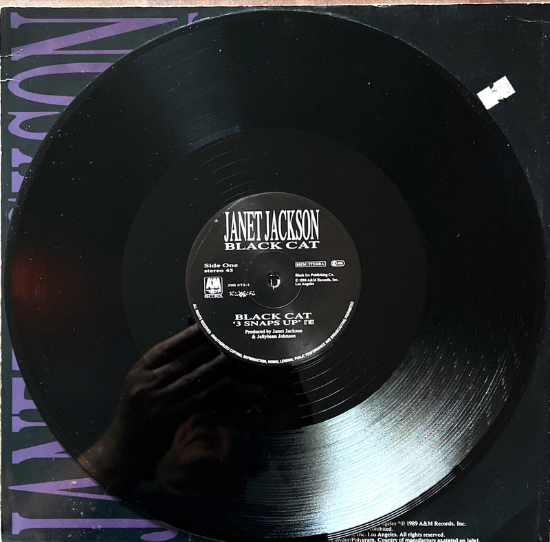 Janet Jackson 12" Black Cat