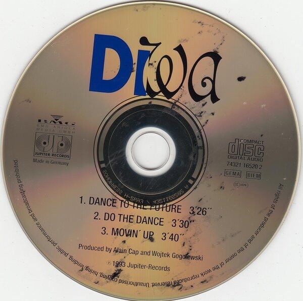 Diwa ‎Maxi CD Dance To The Future - Germany (EX/VG+)