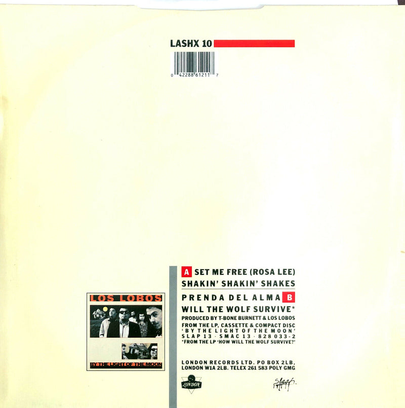 Los Lobos ‎12" The Rosa Lee 4 Track EP - Holland (VG+/M)