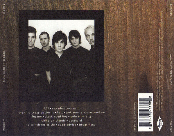 Texas CD White On Blonde - Europe (EX+/EX)