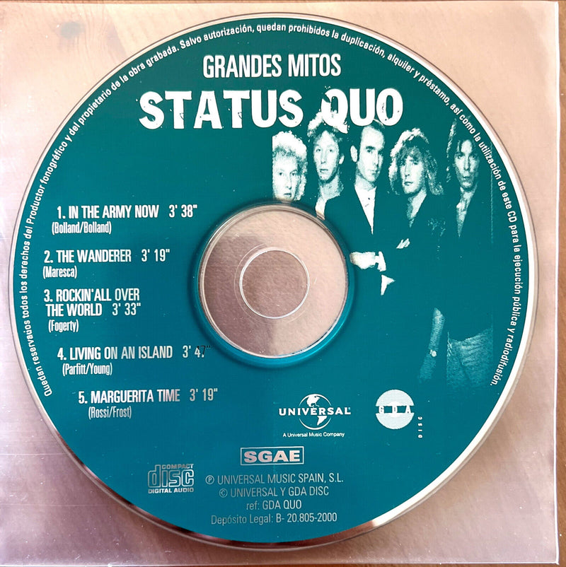 Status Quo CD Sampler Grandes Mitos