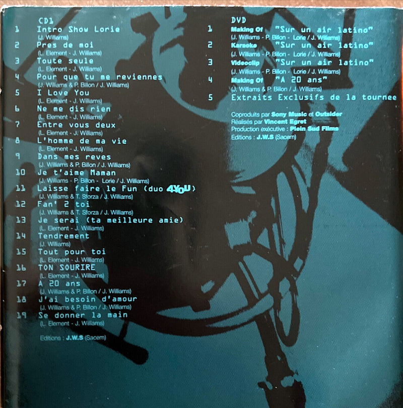 Lorie CD + DVD Live Tour