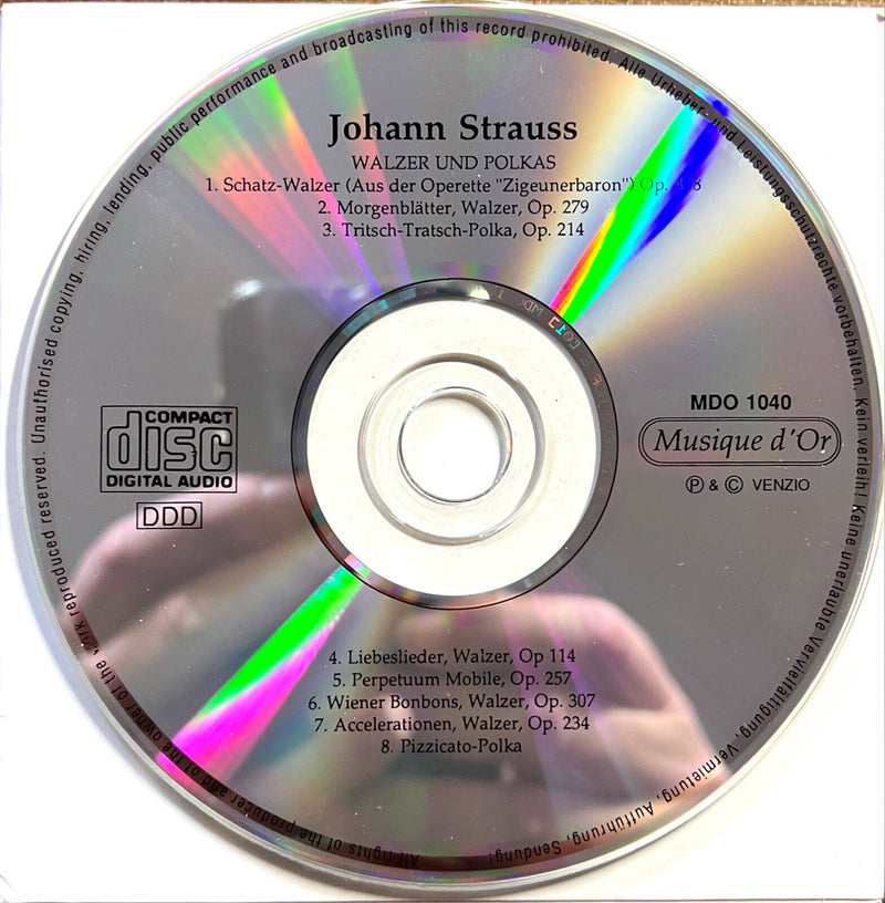 Johann Strauss, Orchester der Wiener Volksoper, Alfred Scholz CD Walzer Und Polk