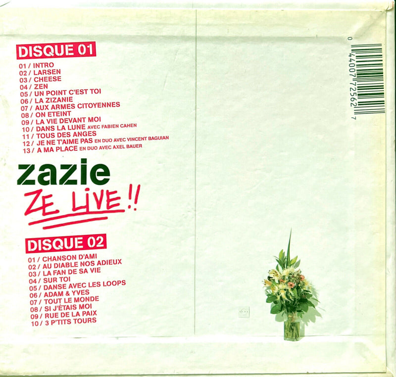 Zazie 2xCD Ze Live!! - Limited Edition
