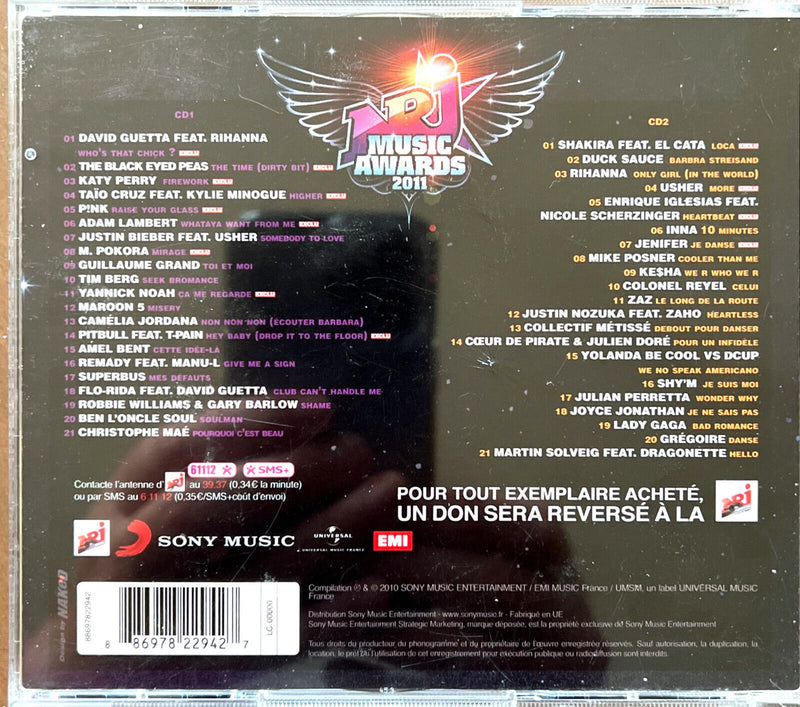 Various 2xCD NRJ Music Awards 2011