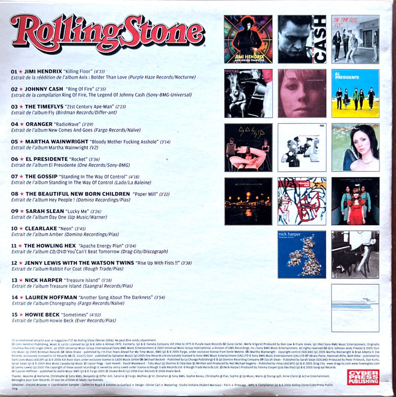 Various CD Rolling Stone Sampler N°37 - Promo