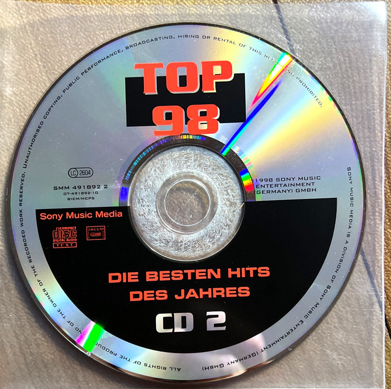 Various 2xCD Top 98 (Die Besten Hits Des Jahres)