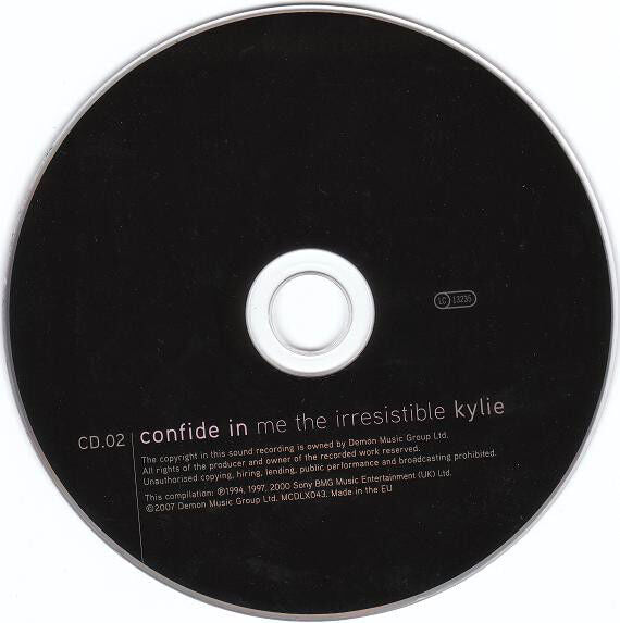 Kylie 2xCD Confide In Me (The Irresistible Kylie) - Europe (M/M)