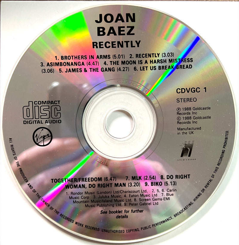 Joan Baez CD Recently