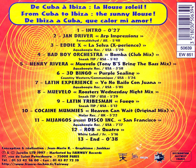 Compilation ‎CD Latino Summer House - France (EX+/VG+)