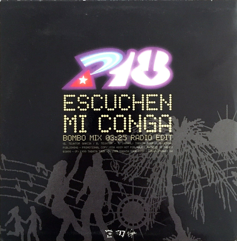 P18 CD Single Escuchen Mi Conga - Promo - Europe (EX/EX)