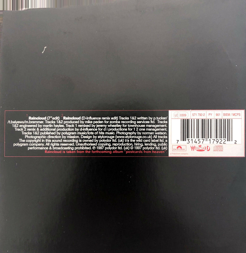 Lighthouse Family ‎CD Single Raincloud - Europe (EX/M)