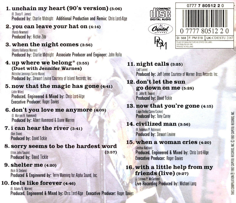 Joe Cocker ‎CD The Best Of Joe Cocker - Europe (M/EX+)
